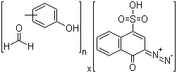 甲酚-甲醛共聚物 1,2-二叠氮基萘醌-4-磺酸酯结构式_80296-78-2结构式