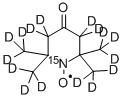 4-氧-2,2,6,6-四甲基哌啶-d16,1-15N-1-氧基结构式_80404-14-4结构式