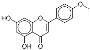 刺槐黄素7-O-beta-D-吡喃半乳糖苷结构式_80443-15-8结构式