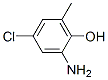 2-氨基-4-氯-6-甲基苯酚结构式_80526-44-9结构式