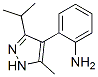 (9ci)-2-[5-甲基-3-(1-甲基乙基)-1H-吡唑-4-基]-苯胺结构式_806611-55-2结构式