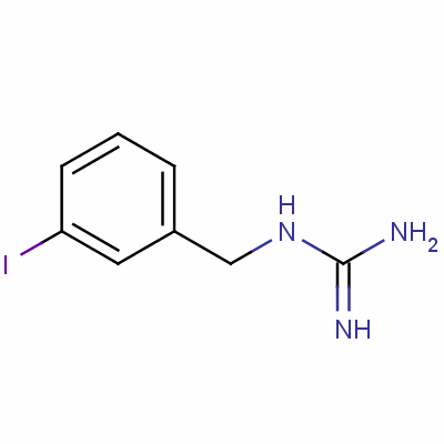 3-碘苄基胍半水合物结构式_80663-95-2结构式