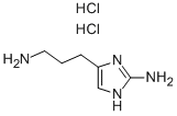 4-(3-氨基丙基)-1H-咪唑-2-胺双盐酸盐结构式_80822-62-4结构式