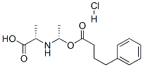 Benzenebutanoic acid,-[[(1S)-1-carboxyethyl]amino]-, monoethyl ester, hydrochloride, (S)- Structure,80828-26-8Structure