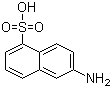 6-Amino-1-naphthalenesulfonic acid Structure,81-05-0Structure