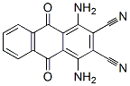 1,4-二氨基-2,3-二氰基蒽醌结构式_81-41-4结构式