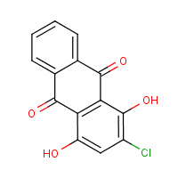 2-氯-1,4-二羟基-9,10-蒽二酮结构式_81-53-8结构式
