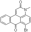 6-Bromo-3-methyl-3h-dibenz[f,ij]isoquinoline-2,7-dione Structure,81-85-6Structure