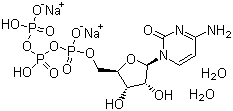 Cytidine-5’-triphosphate disodium salt dihydrate Structure,81012-87-5Structure