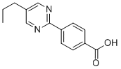 5-丙基嘧啶-2-基-4-苯甲酸结构式_81033-50-3结构式