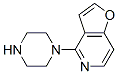 4-哌嗪-1-基-呋喃并吡啶结构式_81078-84-4结构式