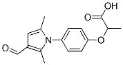 2-[4-(3-Formyl-2,5-dimethyl-1H-1-pyrrolyl)phenoxy]propanoic acid Structure,812642-70-9Structure