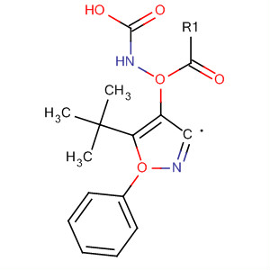 5-叔丁基异噁唑-3-基氨基甲酸苯酯结构式_81479-48-3结构式
