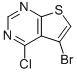 Thieno[2,3-d]pyrimidine, 5-bromo-4-chloro- Structure,814918-95-1Structure