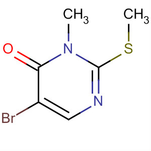 5-Bromo-3-methyl-2-(methylthio)pyrimidin-4(3h)-one Structure,81560-06-7Structure