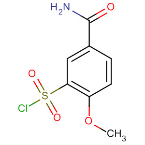 5-(氨基羰基)-2-甲氧基苯磺酰氯结构式_81592-99-6结构式