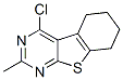 4-氯-2-甲基-5,6,7,8-四氢[1]苯并噻吩[2,3-d]嘧啶结构式_81765-97-1结构式