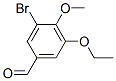 3-Bromo-5-ethoxy-4-methoxybenzaldehyde Structure,81805-97-2Structure