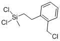 ((Chloromethyl)phenylethyl)methyldichlorosilane Structure,81870-64-6Structure