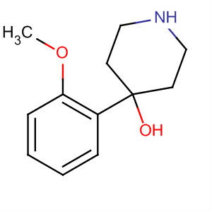 4-(2-甲氧基苯基)哌啶-4-醇结构式_81950-85-8结构式
