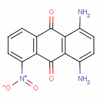 1,4-二氨基-5-硝基-9,10-蒽二酮结构式_82-33-7结构式