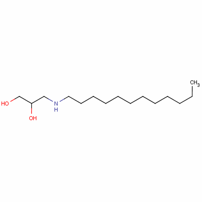 3-(十二基氨基)-1,2-丙二醇结构式_821-91-0结构式