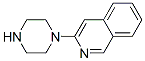 3-(1-哌嗪)异喹啉结构式_82117-35-9结构式