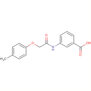 3-(2-(对甲苯氧基)乙酰氨基)苯甲酸结构式_82157-40-2结构式