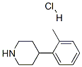 4-(2-Methylphenyl) piperidine hydrochloride Structure,82212-02-0Structure
