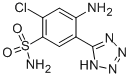 4-氨基-2-氯-5(1H-四唑-5-基)苯磺酰胺结构式_82212-14-4结构式