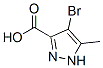 4-Bromo-5-methyl-1H-pyrazole-3-carboxylic acid Structure,82231-52-5Structure