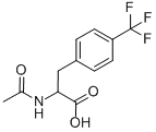 Ac-dl-phe(4-cf3)-oh结构式_82337-58-4结构式