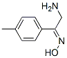 2-氨基-1-对甲苯乙酮肟结构式_82585-32-8结构式