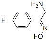 2-氨基-1-(4-氟苯基)-乙酮肟结构式_82585-34-0结构式