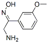 2-氨基-1-(3-甲氧基苯基)-乙酮肟结构式_82585-38-4结构式