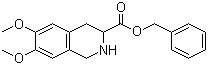 6,7-二甲氧基-1,2,3,4-四氢异喹啉-3-甲酸苄酯结构式_82586-59-2结构式