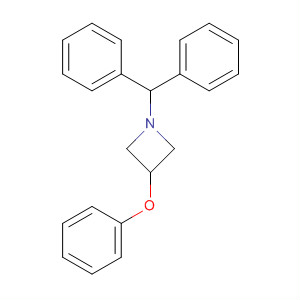 3-苯氧基-1-(二苯基甲基)氮杂丁烷结构式_82622-43-3结构式