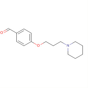 4-(3-(哌啶-1-基)丙氧基)苯甲醛结构式_82625-46-5结构式