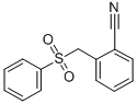 2-(Phenylsulfonylmethyl)benzonitrile Structure,82651-72-7Structure