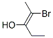 2-溴-2-戊烯-3-醇结构式_82687-34-1结构式