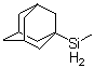 1-金刚烷(甲基)硅烷结构式_82690-39-9结构式