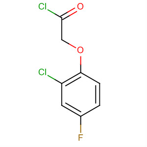 (2-氯-4-氟苯氧基)乙酰氯结构式_826990-46-9结构式