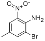 2-Bromo-4-methyl-6-nitroaniline Structure,827-24-7Structure