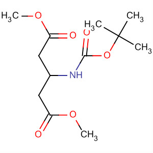 Dimethyl 3-[(tert-butoxycarbonyl)amino]pentanedioate Structure,82803-55-2Structure