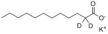 月桂酸钾-D2结构式_82867-25-2结构式