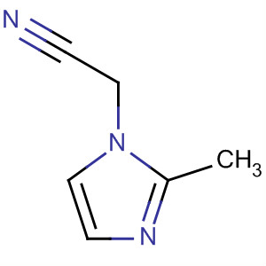 (2-甲基-1H-咪唑-1-基)乙腈结构式_82949-05-1结构式