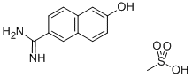 6-Amidino-2-naphthol methanesulfonic acid Structure,82957-06-0Structure