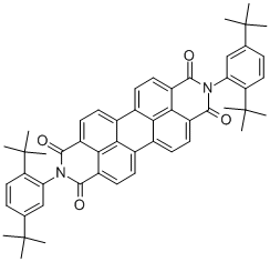 N,N-二(2,5-二叔丁基苯基)-3,4,9,10-苝二甲酰亚胺结构式_83054-80-2结构式