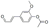 4-乙酰氧基-3-甲氧基肉桂醛结构式_83071-67-4结构式