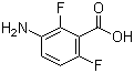 3-氨基-2,6-二氟苯甲酸结构式_83141-11-1结构式